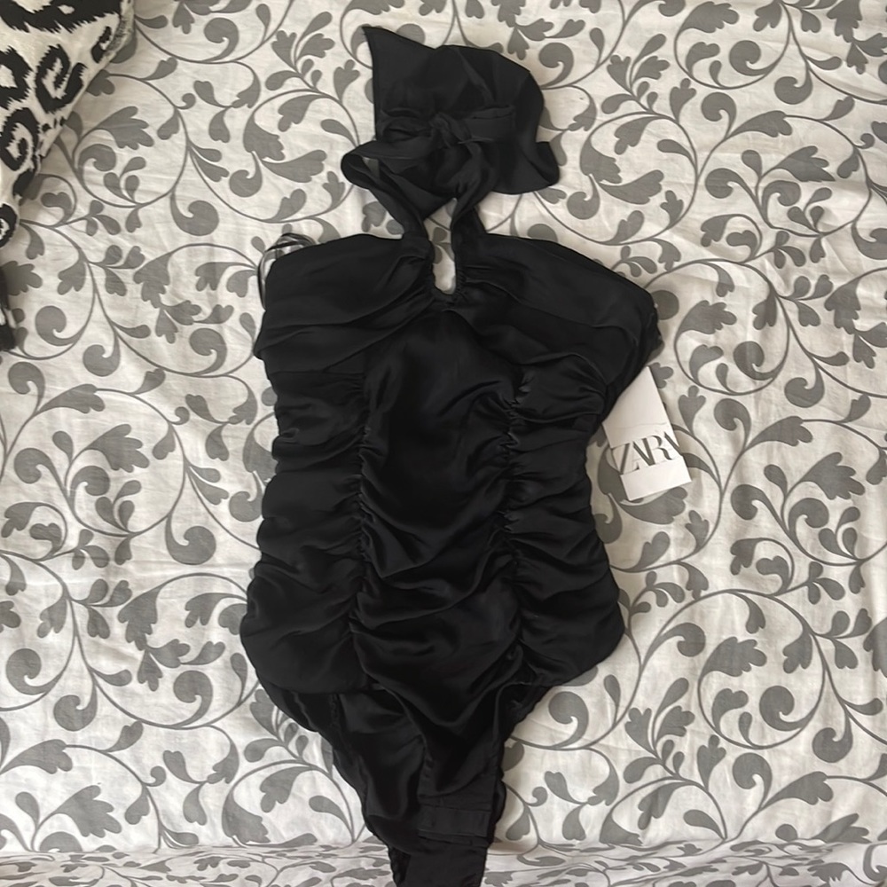New Zara Black bodysuit